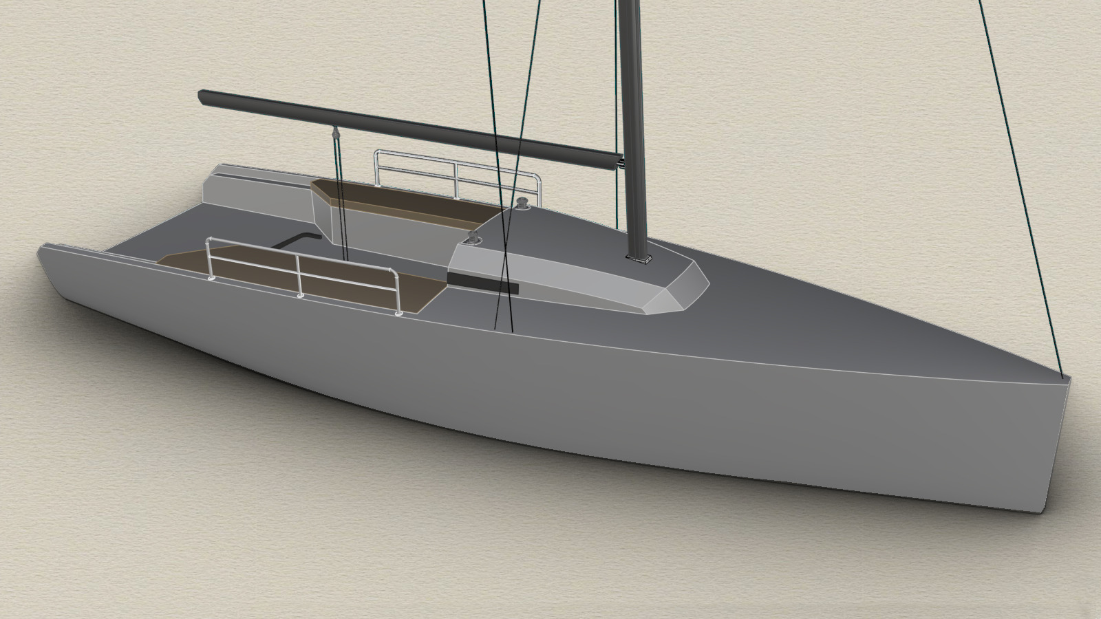 Yacht 3D Modeling with Rhino. Level 1