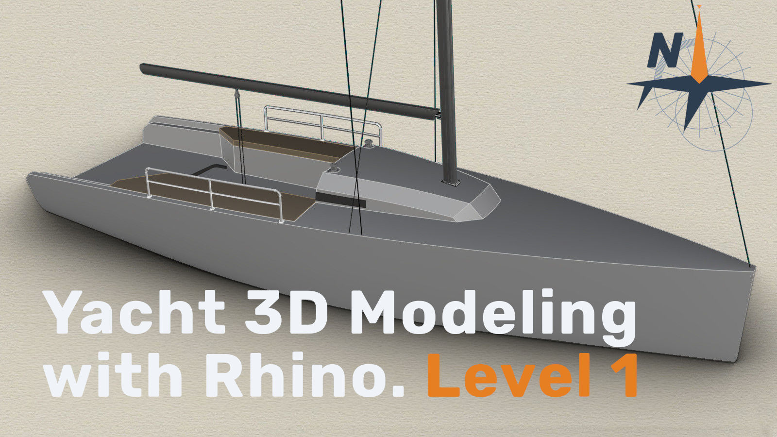 Yacht 3D Modeling with Rhino - Level 1