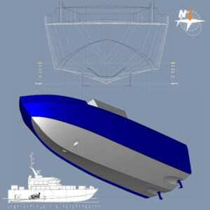 Maxsurf modeling - Pilot Boat