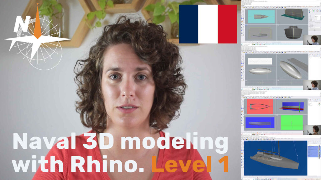 Yacht 3D modeling with Rhino. Level 1. Sous-titres en français